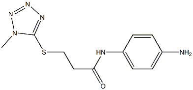 N-(4-aminophenyl)-3-[(1-methyl-1H-1,2,3,4-tetrazol-5-yl)sulfanyl]propanamide