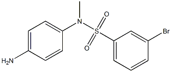 N-(4-aminophenyl)-3-bromo-N-methylbenzene-1-sulfonamide