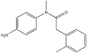 N-(4-aminophenyl)-N-methyl-2-(2-methylphenyl)acetamide Structure