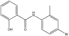 N-(4-bromo-2-methylphenyl)-2-hydroxybenzamide Structure