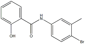 N-(4-bromo-3-methylphenyl)-2-hydroxybenzamide Structure