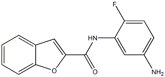 N-(5-amino-2-fluorophenyl)-1-benzofuran-2-carboxamide Structure