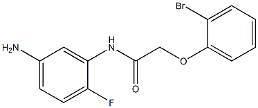 N-(5-amino-2-fluorophenyl)-2-(2-bromophenoxy)acetamide