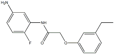 N-(5-amino-2-fluorophenyl)-2-(3-ethylphenoxy)acetamide