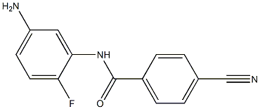 N-(5-amino-2-fluorophenyl)-4-cyanobenzamide