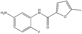 N-(5-amino-2-fluorophenyl)-5-methylfuran-2-carboxamide Struktur
