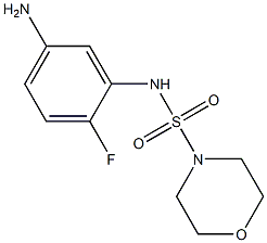 N-(5-amino-2-fluorophenyl)morpholine-4-sulfonamide