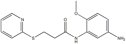 N-(5-amino-2-methoxyphenyl)-3-(pyridin-2-ylsulfanyl)propanamide