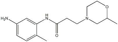 N-(5-amino-2-methylphenyl)-3-(2-methylmorpholin-4-yl)propanamide