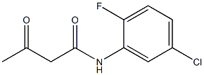N-(5-chloro-2-fluorophenyl)-3-oxobutanamide Structure
