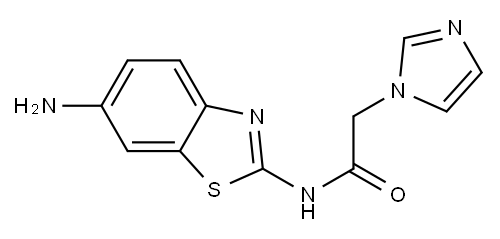 N-(6-amino-1,3-benzothiazol-2-yl)-2-(1H-imidazol-1-yl)acetamide