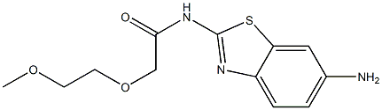 N-(6-amino-1,3-benzothiazol-2-yl)-2-(2-methoxyethoxy)acetamide