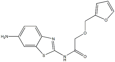 N-(6-amino-1,3-benzothiazol-2-yl)-2-(furan-2-ylmethoxy)acetamide