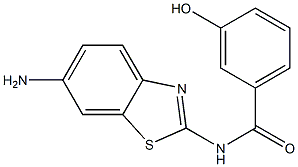 N-(6-amino-1,3-benzothiazol-2-yl)-3-hydroxybenzamide