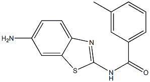 N-(6-amino-1,3-benzothiazol-2-yl)-3-methylbenzamide
