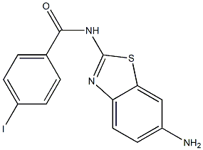 N-(6-amino-1,3-benzothiazol-2-yl)-4-iodobenzamide