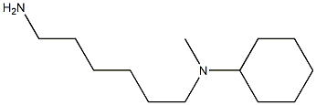 N-(6-aminohexyl)-N-methylcyclohexanamine 结构式