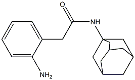 N-(adamantan-1-yl)-2-(2-aminophenyl)acetamide Struktur