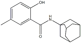 N-(adamantan-1-yl)-2-hydroxy-5-methylbenzamide Structure