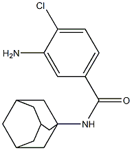 N-(adamantan-1-yl)-3-amino-4-chlorobenzamide Struktur
