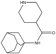N-(adamantan-1-yl)piperidine-4-carboxamide Struktur