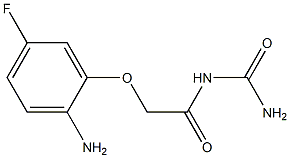 N-(aminocarbonyl)-2-(2-amino-5-fluorophenoxy)acetamide