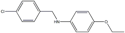 N-[(4-chlorophenyl)methyl]-4-ethoxyaniline Structure