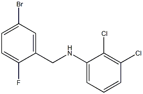 N-[(5-bromo-2-fluorophenyl)methyl]-2,3-dichloroaniline Struktur