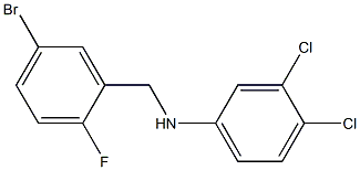 N-[(5-bromo-2-fluorophenyl)methyl]-3,4-dichloroaniline Structure