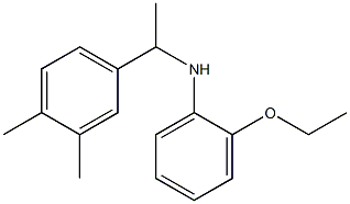 N-[1-(3,4-dimethylphenyl)ethyl]-2-ethoxyaniline Structure