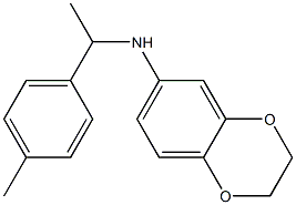 N-[1-(4-methylphenyl)ethyl]-2,3-dihydro-1,4-benzodioxin-6-amine Structure