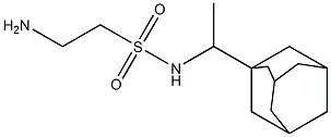 N-[1-(adamantan-1-yl)ethyl]-2-aminoethane-1-sulfonamide Structure