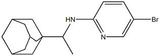 N-[1-(adamantan-1-yl)ethyl]-5-bromopyridin-2-amine Structure