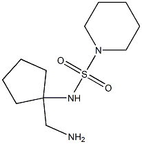 N-[1-(aminomethyl)cyclopentyl]piperidine-1-sulfonamide Structure