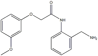 N-[2-(aminomethyl)phenyl]-2-(3-methoxyphenoxy)acetamide