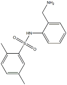 N-[2-(aminomethyl)phenyl]-2,5-dimethylbenzene-1-sulfonamide