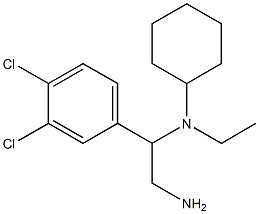 N-[2-amino-1-(3,4-dichlorophenyl)ethyl]-N-ethylcyclohexanamine