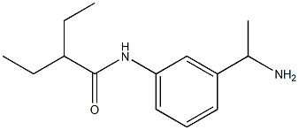 N-[3-(1-aminoethyl)phenyl]-2-ethylbutanamide