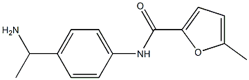 N-[4-(1-aminoethyl)phenyl]-5-methylfuran-2-carboxamide Structure