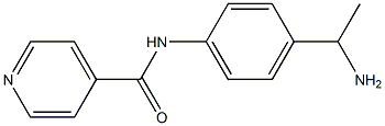 N-[4-(1-aminoethyl)phenyl]isonicotinamide