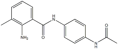 N-[4-(acetylamino)phenyl]-2-amino-3-methylbenzamide|