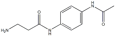 N-[4-(acetylamino)phenyl]-3-aminopropanamide
