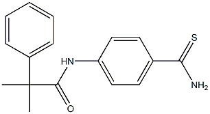 N-[4-(aminocarbonothioyl)phenyl]-2-methyl-2-phenylpropanamide