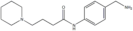 N-[4-(aminomethyl)phenyl]-4-piperidin-1-ylbutanamide