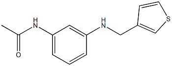 N-{3-[(thiophen-3-ylmethyl)amino]phenyl}acetamide Structure