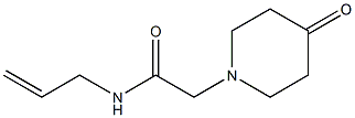 N-allyl-2-(4-oxopiperidin-1-yl)acetamide