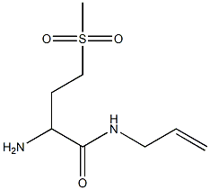 N-allyl-2-amino-4-(methylsulfonyl)butanamide 结构式