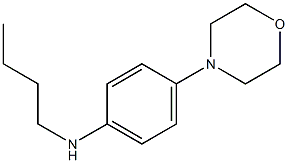N-butyl-4-(morpholin-4-yl)aniline, 1038225-23-8, 结构式