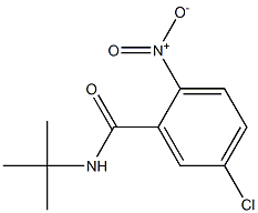 N-tert-butyl-5-chloro-2-nitrobenzamide Struktur