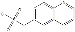 quinolin-6-ylmethanesulfonyl chloride Structure